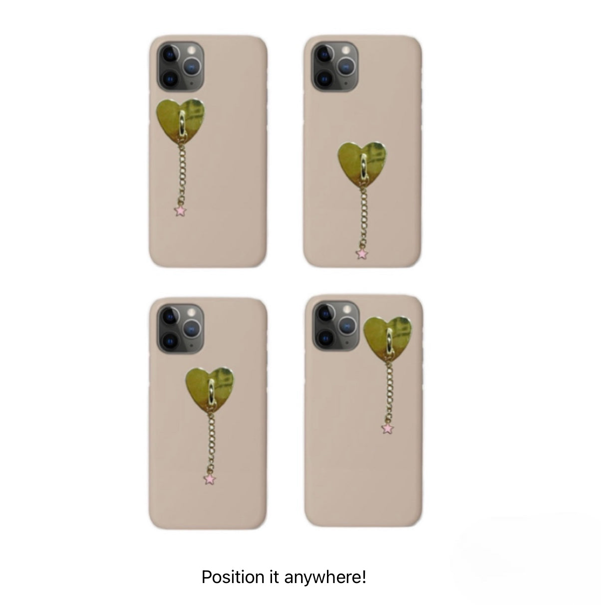 Heartlink Phone Charm