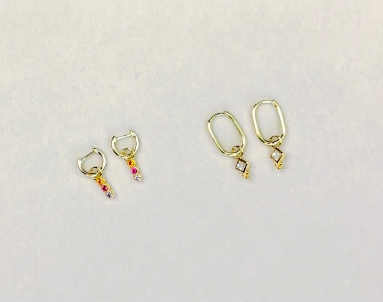 Classic Hoop Earrings Set (2 Pairs)