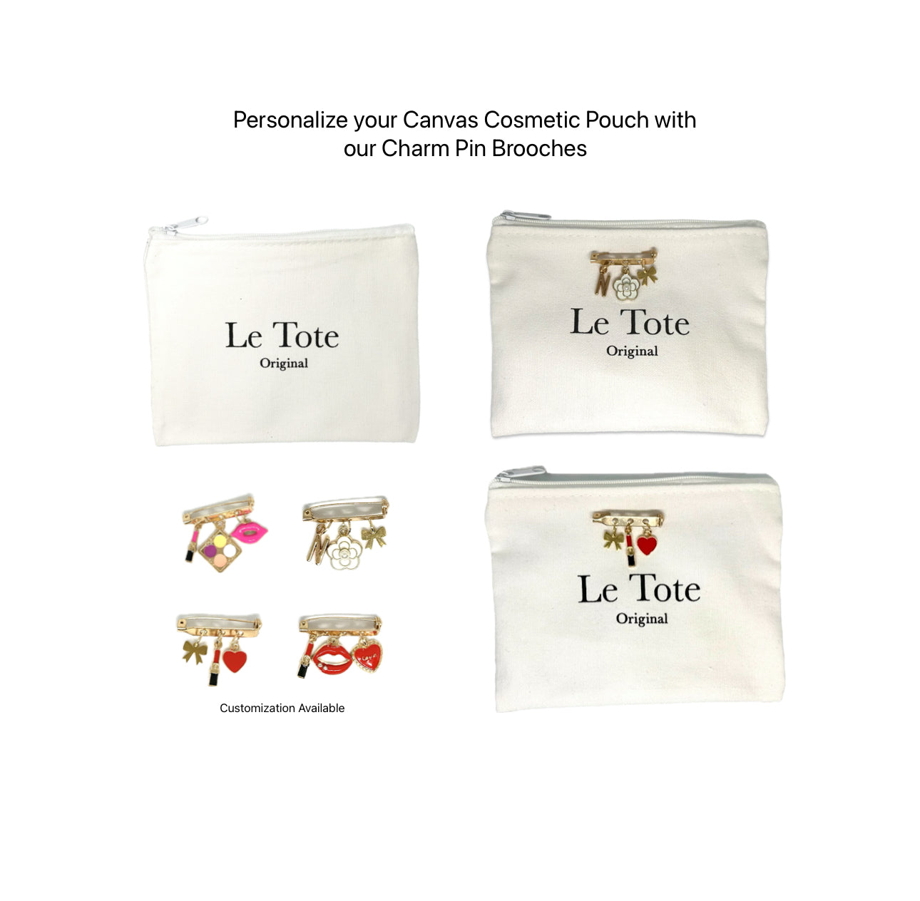 LTO Canvas Cosmetic Pouch