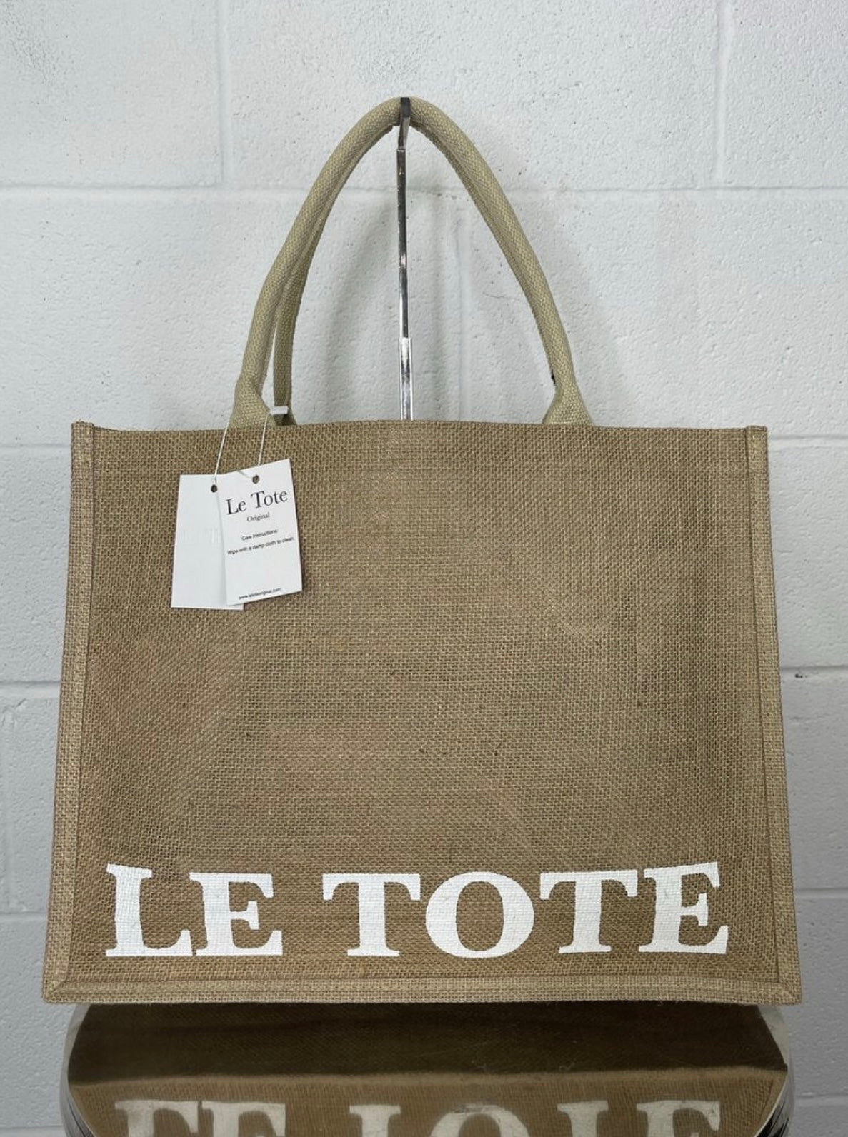 LTO Classic Jute Tote – Large Size