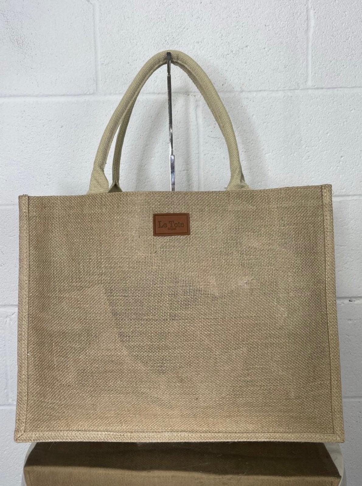 LTO Classic Jute Tote – Large Size