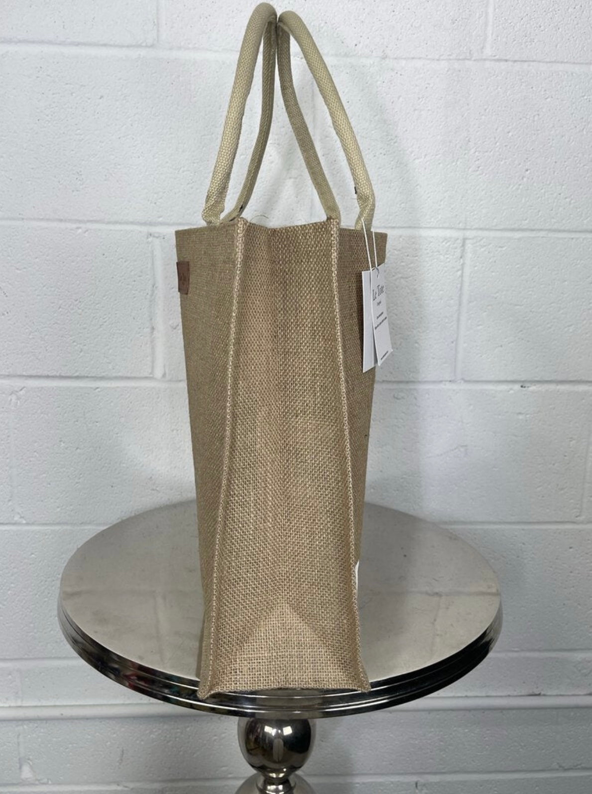 Natural Jute Tote Bag (Large)