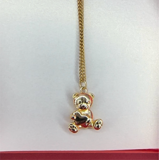 Heartfelt Teddy Necklace