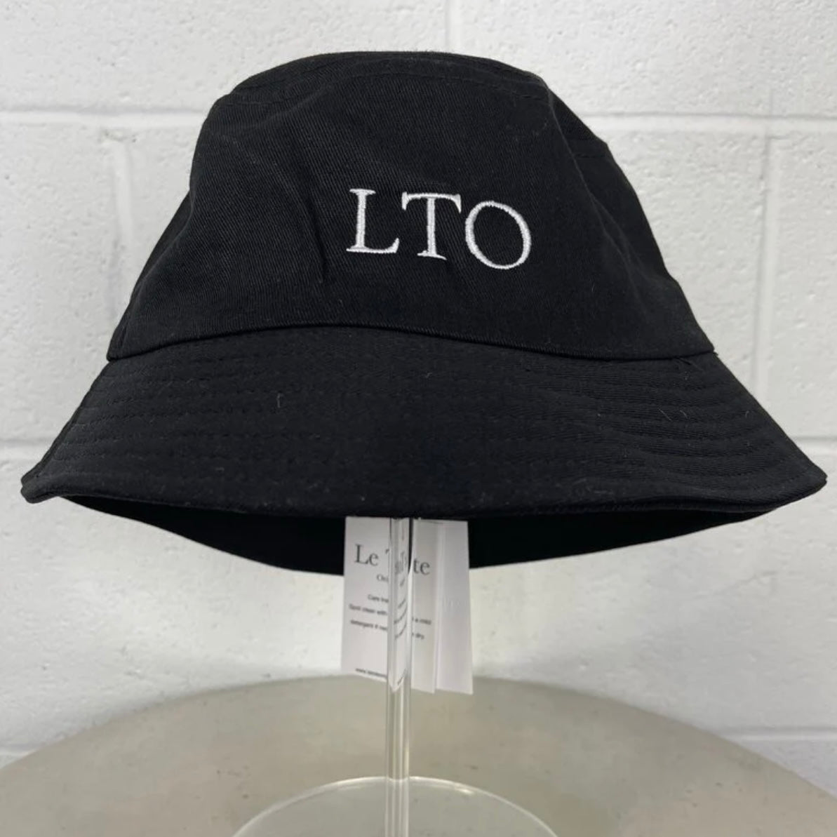 LTO Cotton Bucket Hats Black/White/Beige