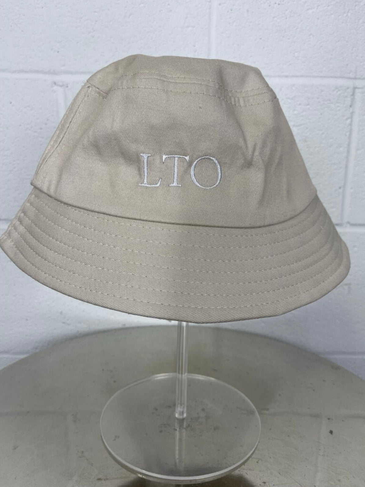 LTO Cotton Bucket Hats Black/White/Beige