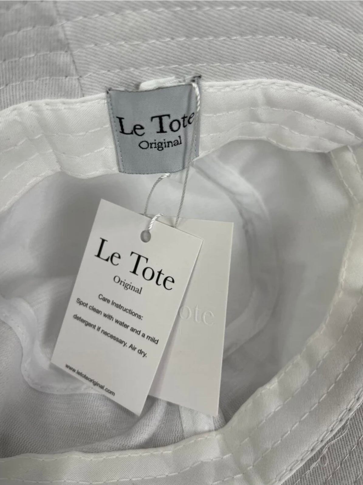 LTO Cotton Bucket Hats Black/White/Beige