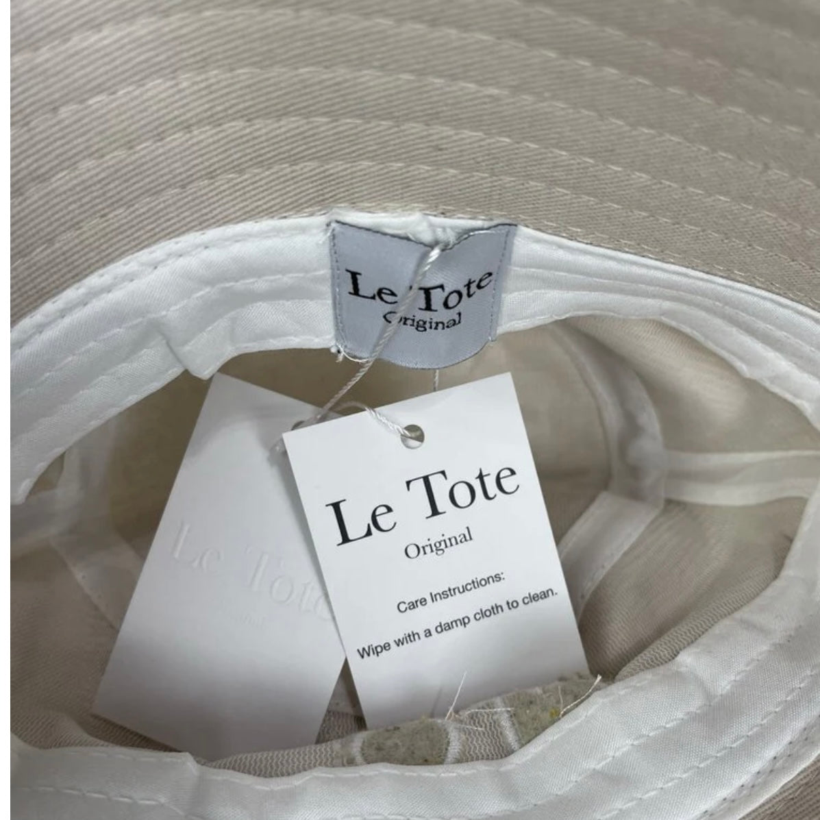 LTO Cotton Bucket Hats Black/White/Beige