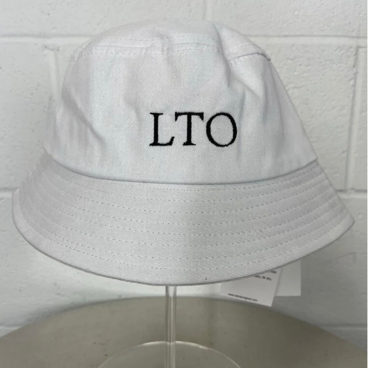 LTO Cotton Bucket Hats Black/White/Beige