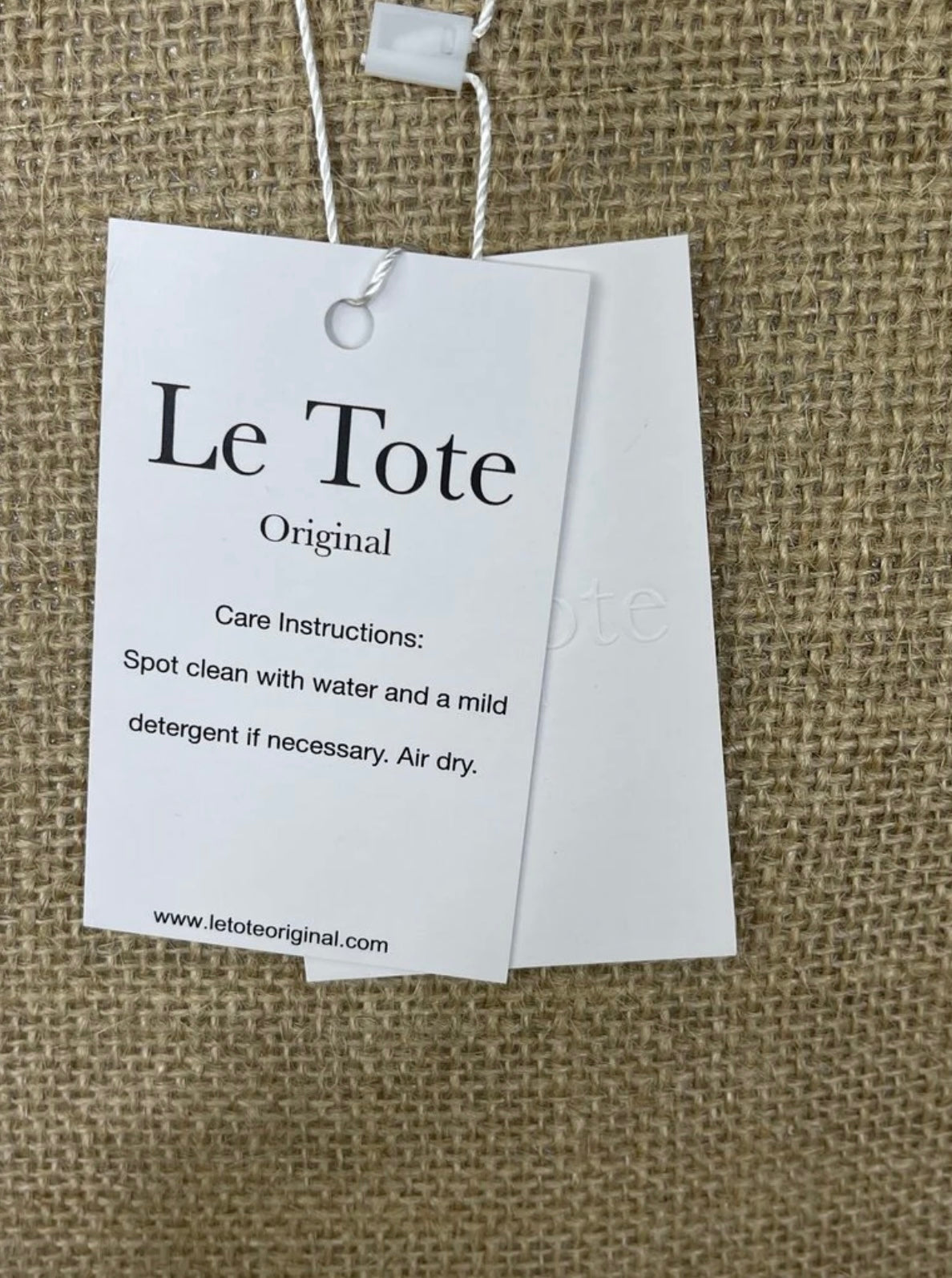 LTO Classic Jute Tote